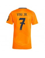 Real Madrid Vinicius Junior #7 Vieraspaita Naisten 2024-25 Lyhythihainen